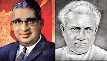 ඩඩ්ලි සේනානායක සහ පිලිප් ගුණවර්ධන